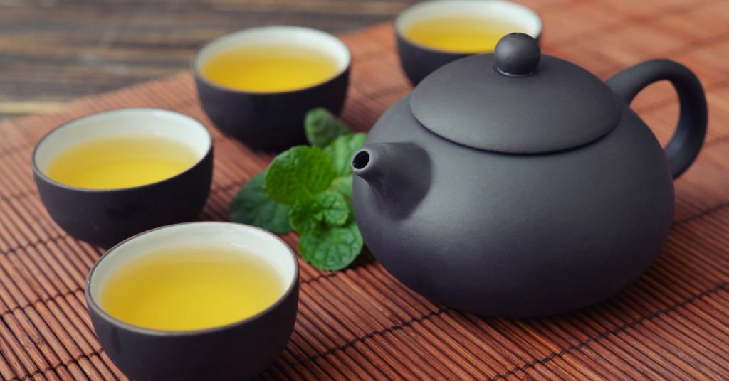 دمنوش چای سبز - green tea