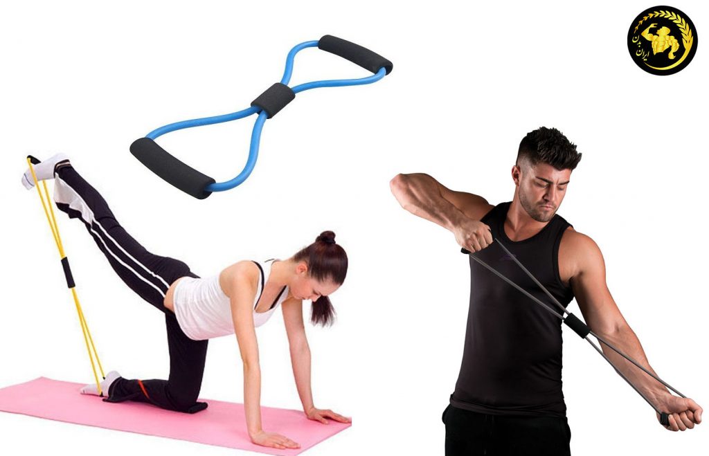 کش های ورزشی ۸ شکل (Figure-8 Resistance Bands)